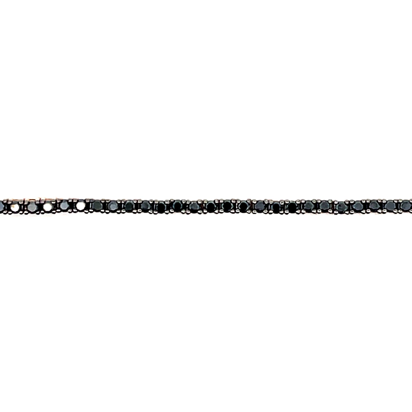 Rose Gold Black Diamonds Bracelet