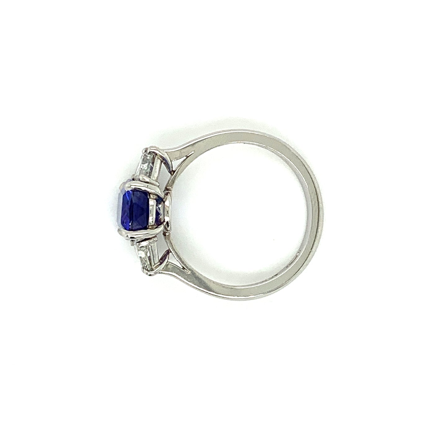 Cushion Tanzanite Ring