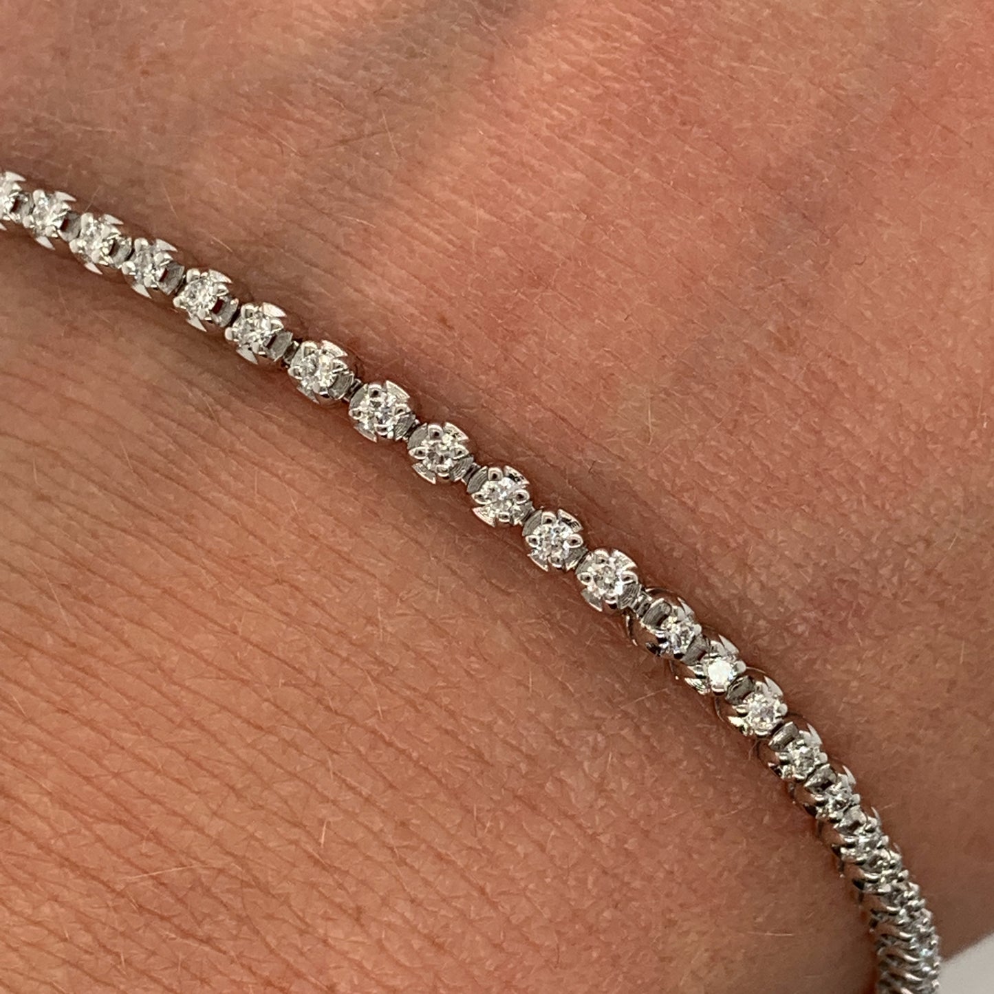 Diamond Tennis Bracelet - Original Setting