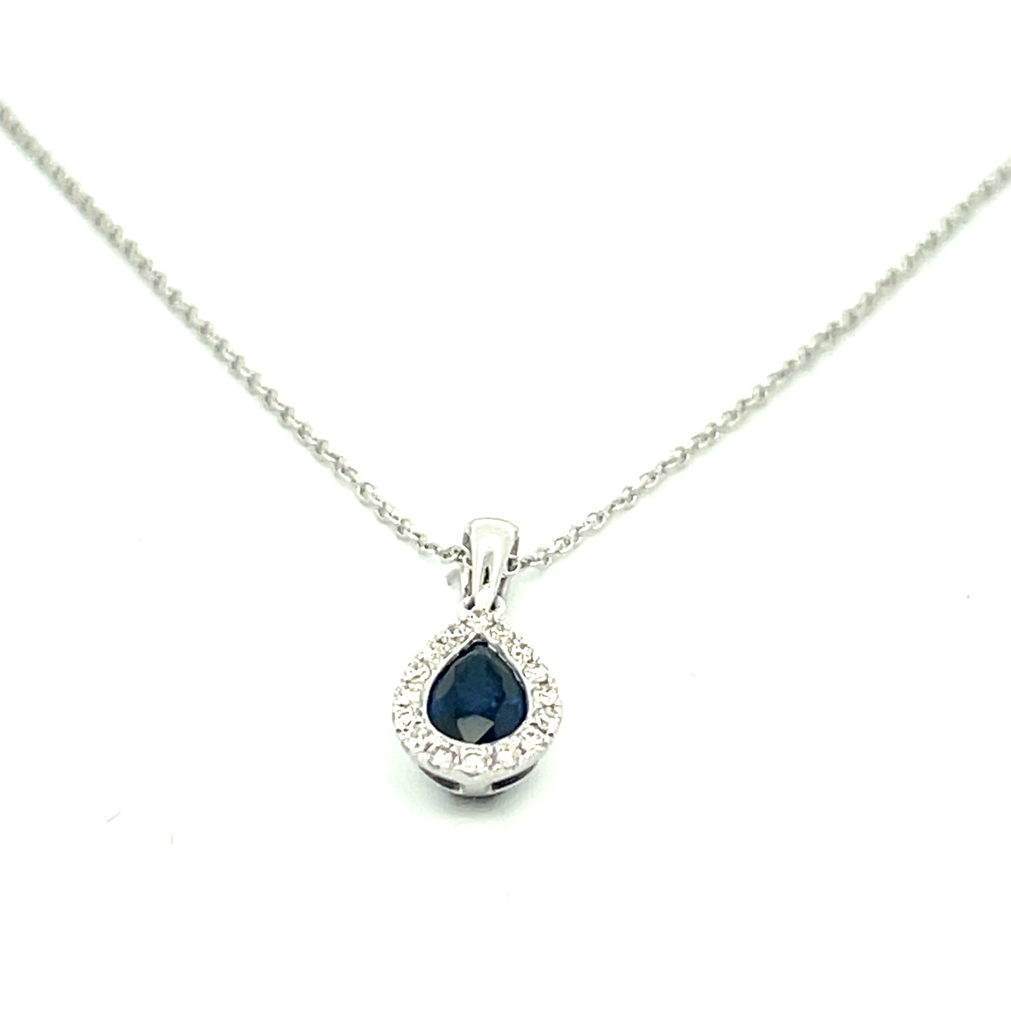 Pear Shape Sapphire pendant