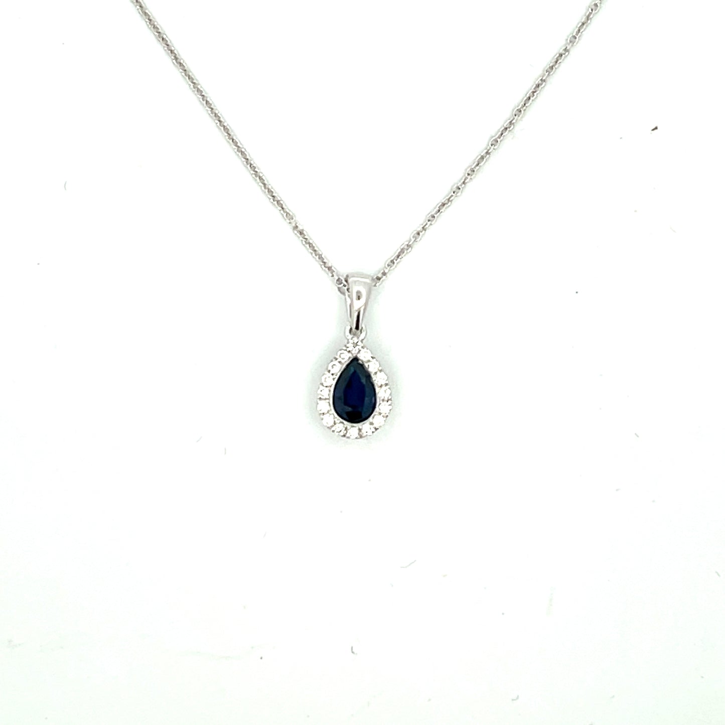 Pear Shape Sapphire pendant