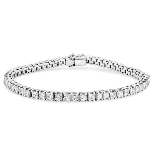 Diamond Tennis Bracelet - Princess Setting