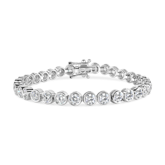 Diamond Tennis Bracelet - Rubover Setting