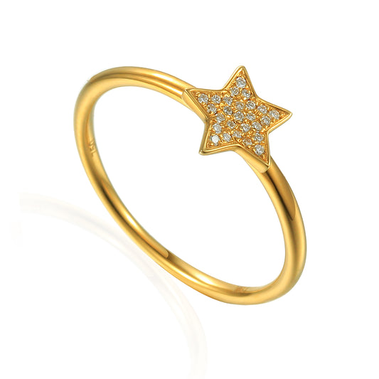 Star Pave Ring