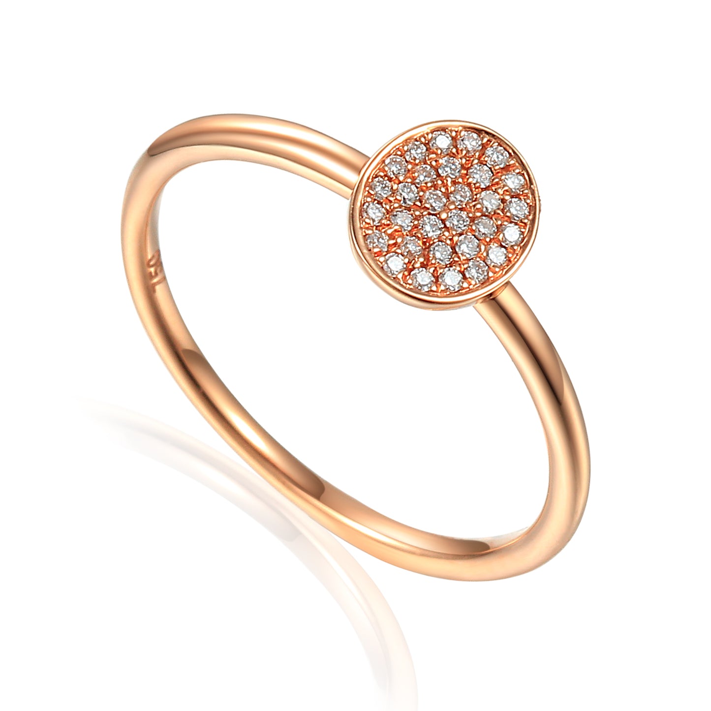 Oval Pave Ring