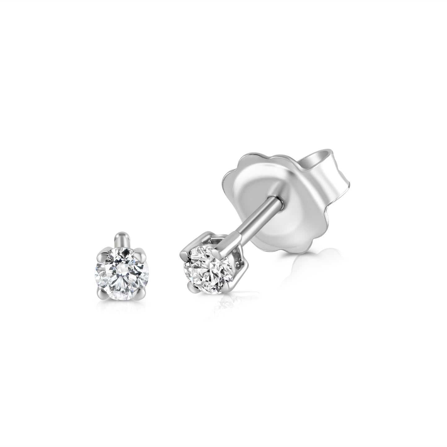 Classic Diamond Stud Earrings