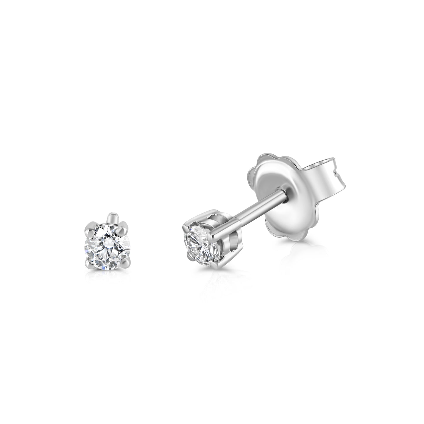 Classic Diamond Stud Earrings