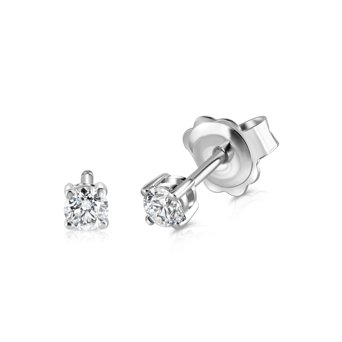 Classic Diamond Stud Earrings