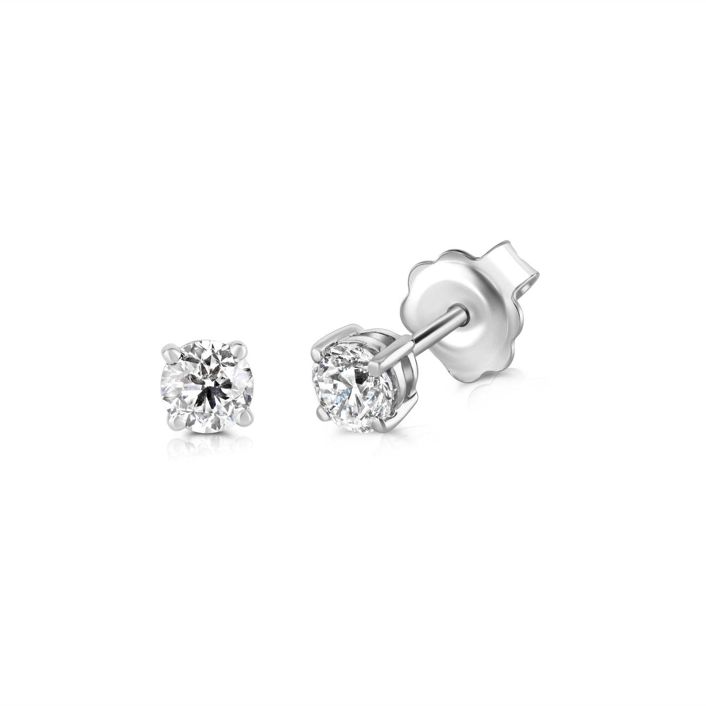 Classic Diamond Stud Earrings