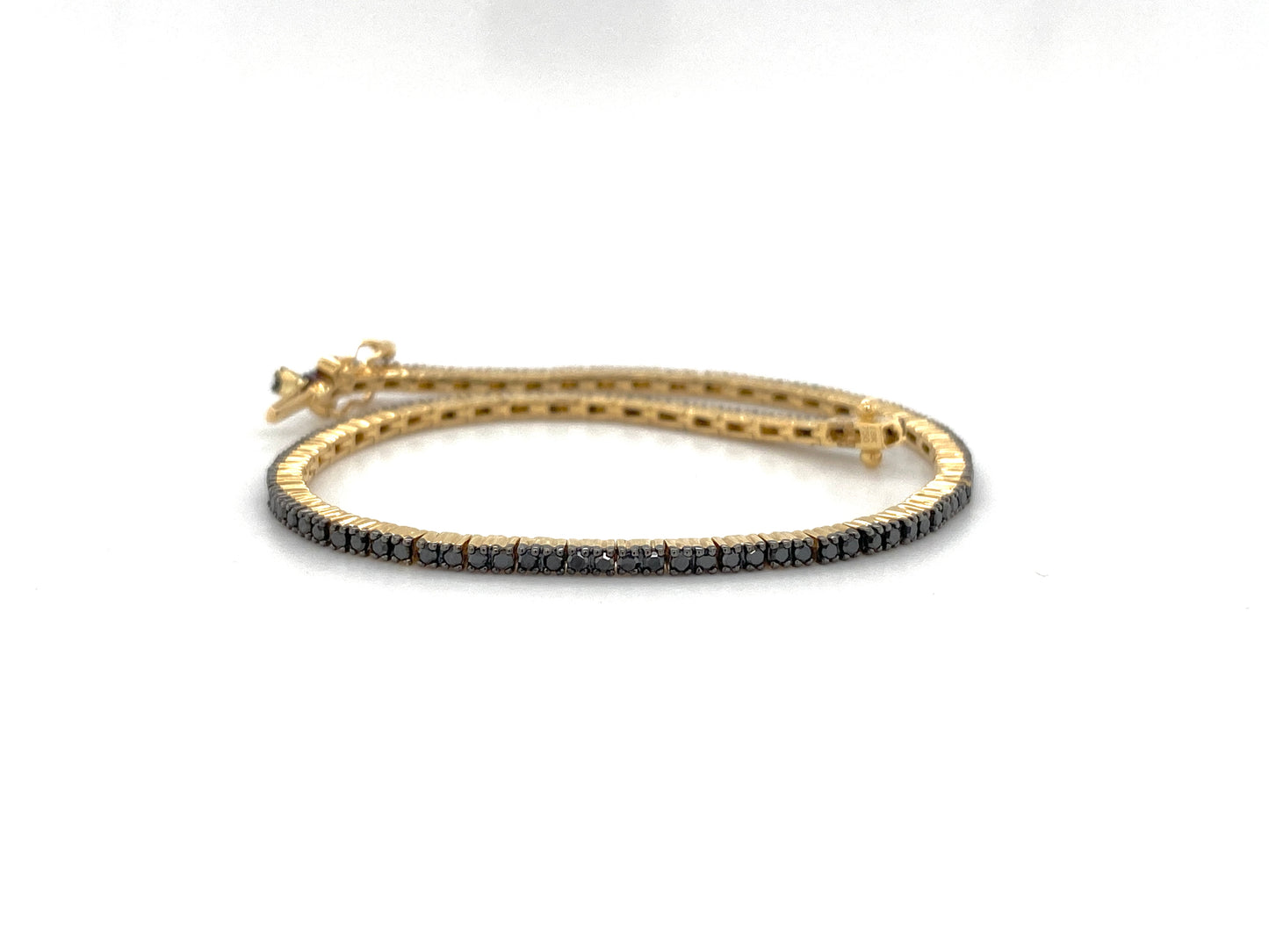 Black Diamonds Tennis Bracelet