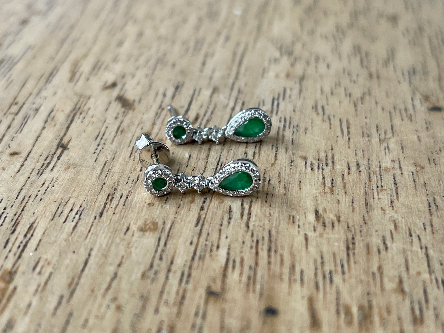 Emerald Drop Earrings