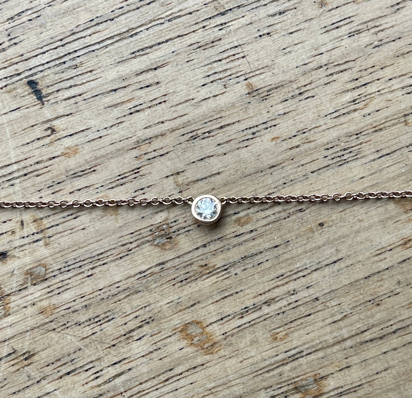 Diamond Solitaire Bracelet