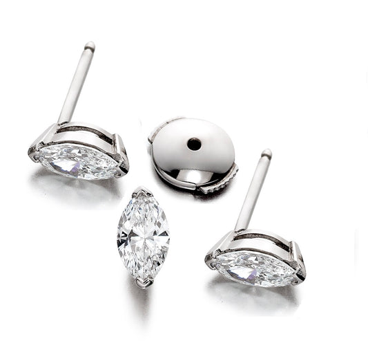 Marquise Stud Earrings