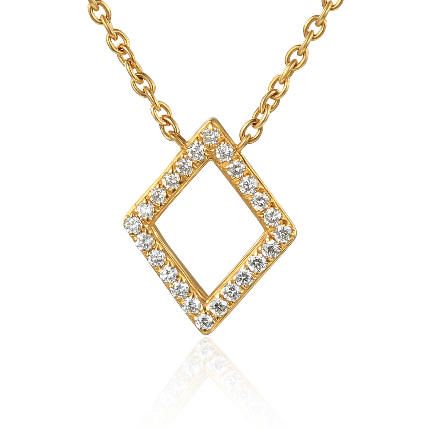 Little Diamond Square Pendant