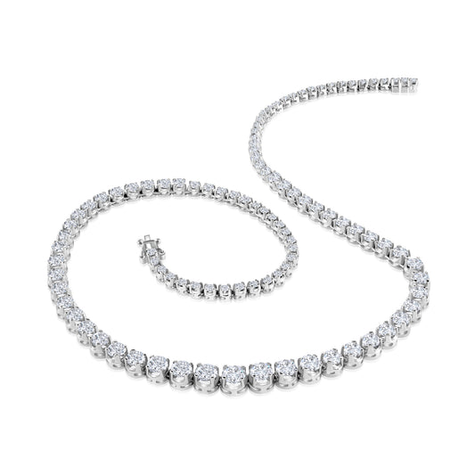 Diamond Tennis Graduated Necklace