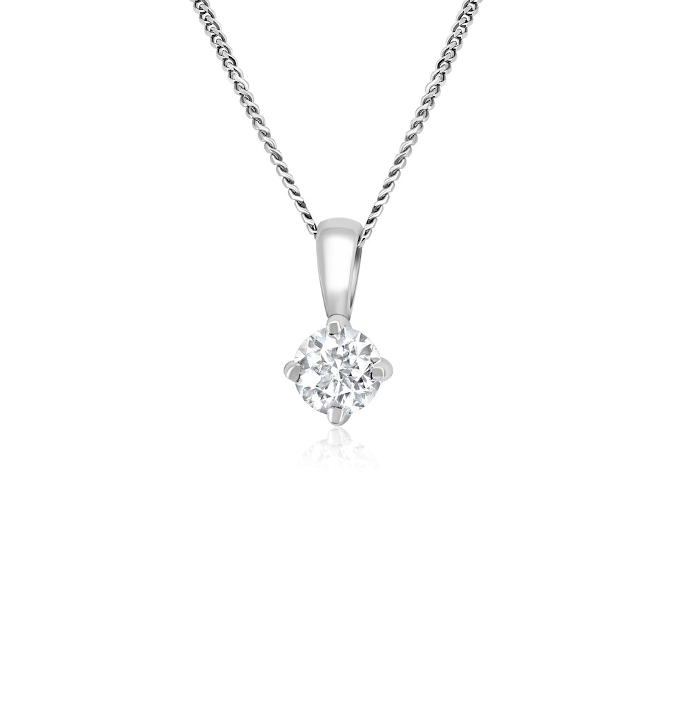 Classic Solitaire Pendant