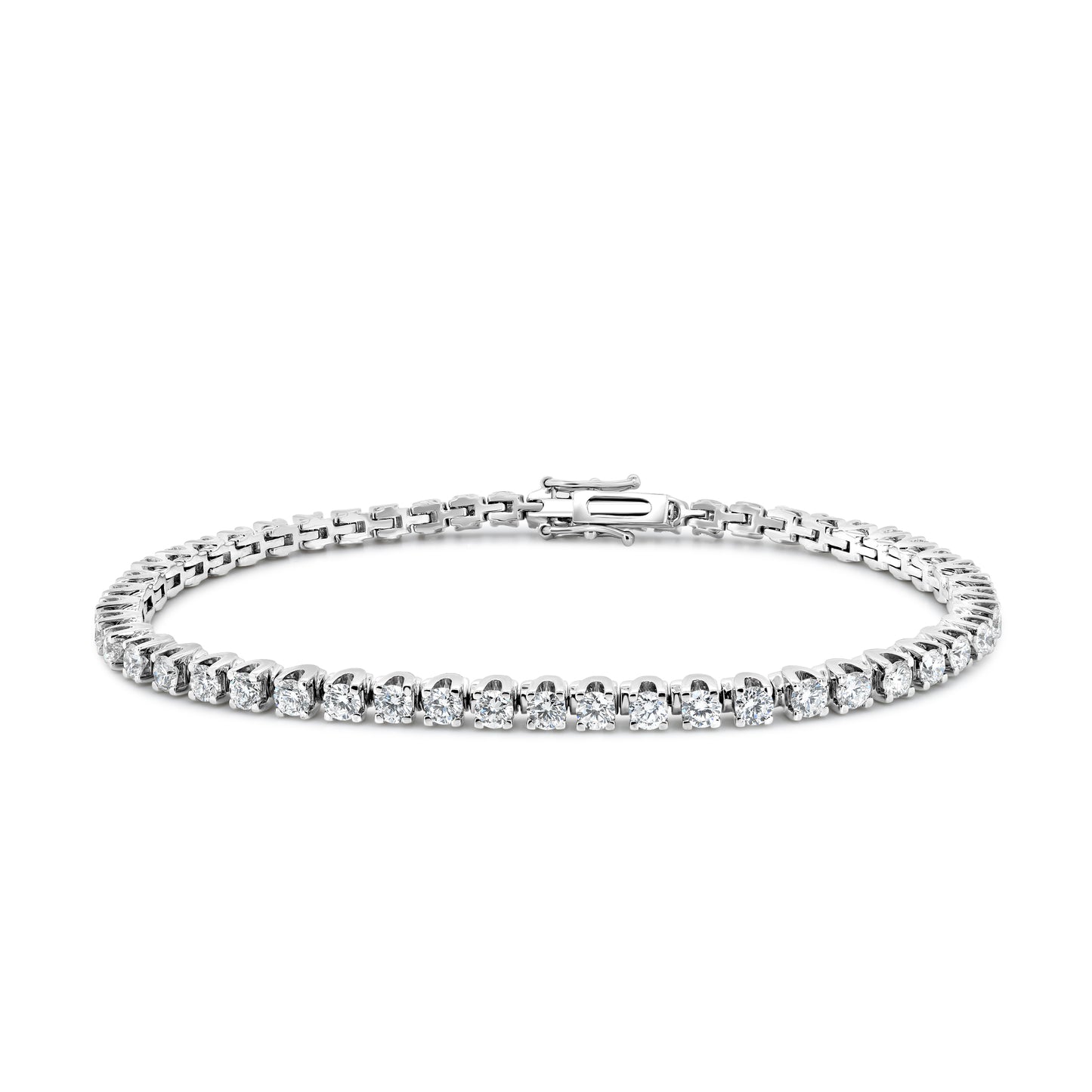 Diamond Tennis Bracelet - Tulip Setting