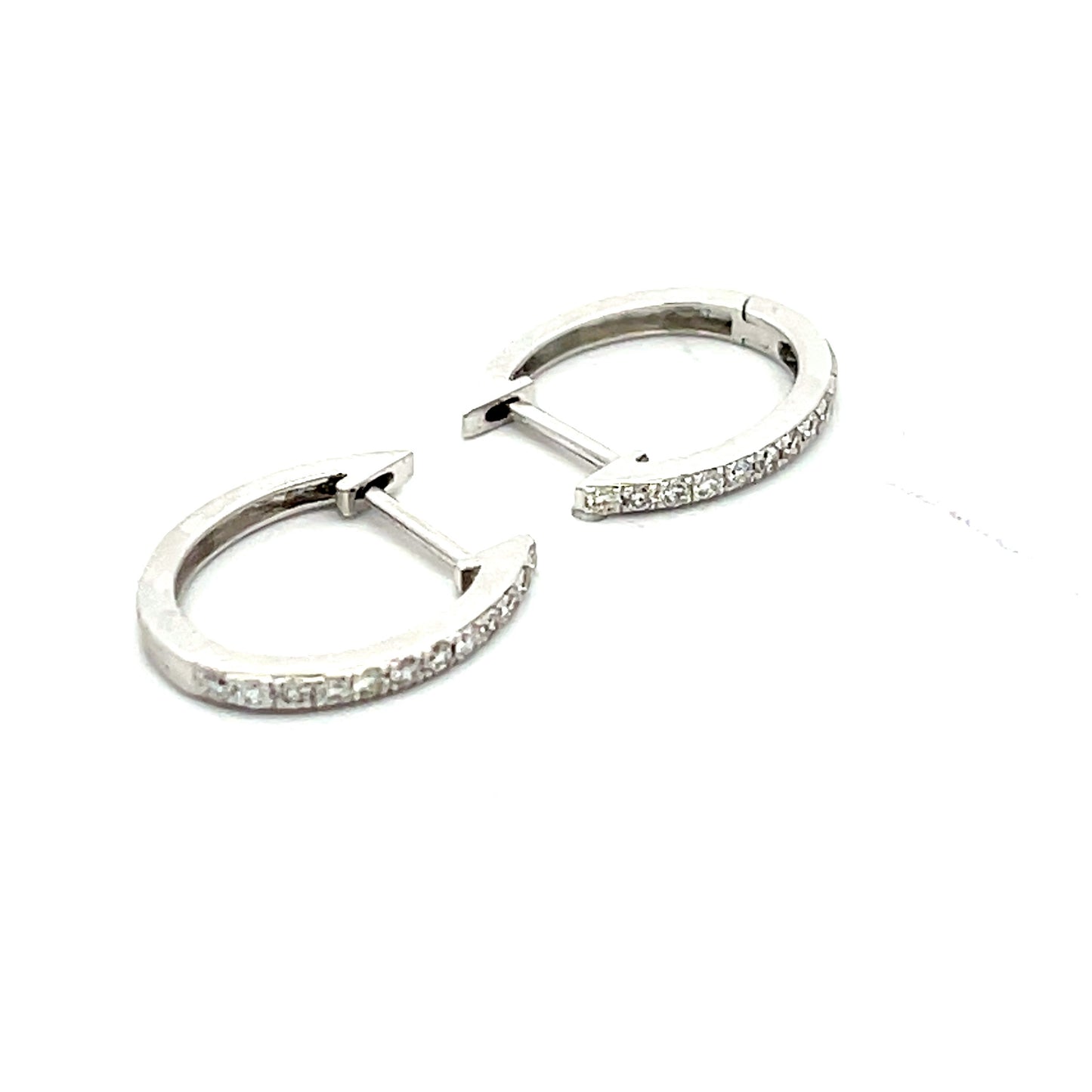 Diamond Hoop Earrings