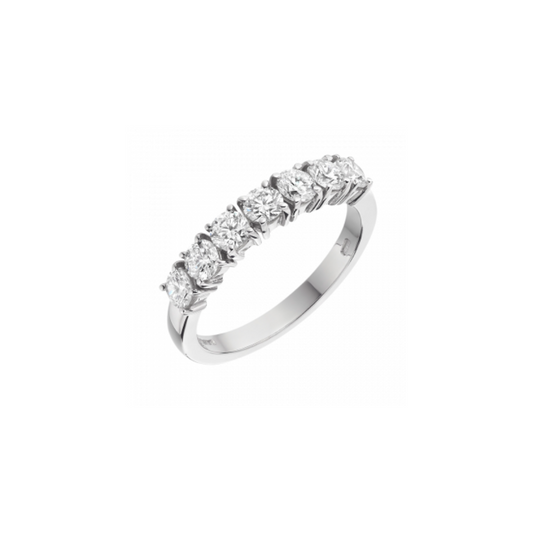 7 Stone Gallery Diamond Ring