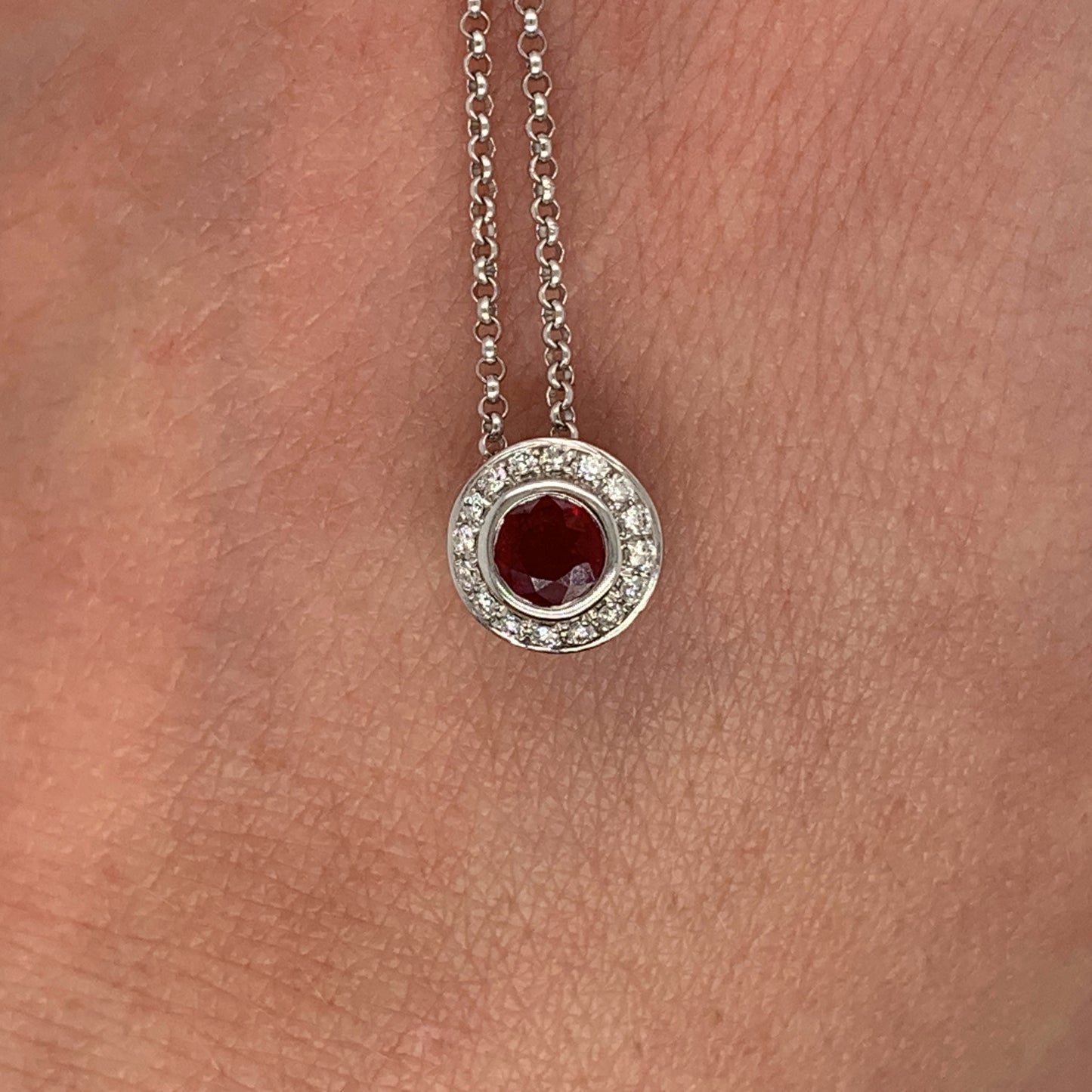 Round Pendant Necklace